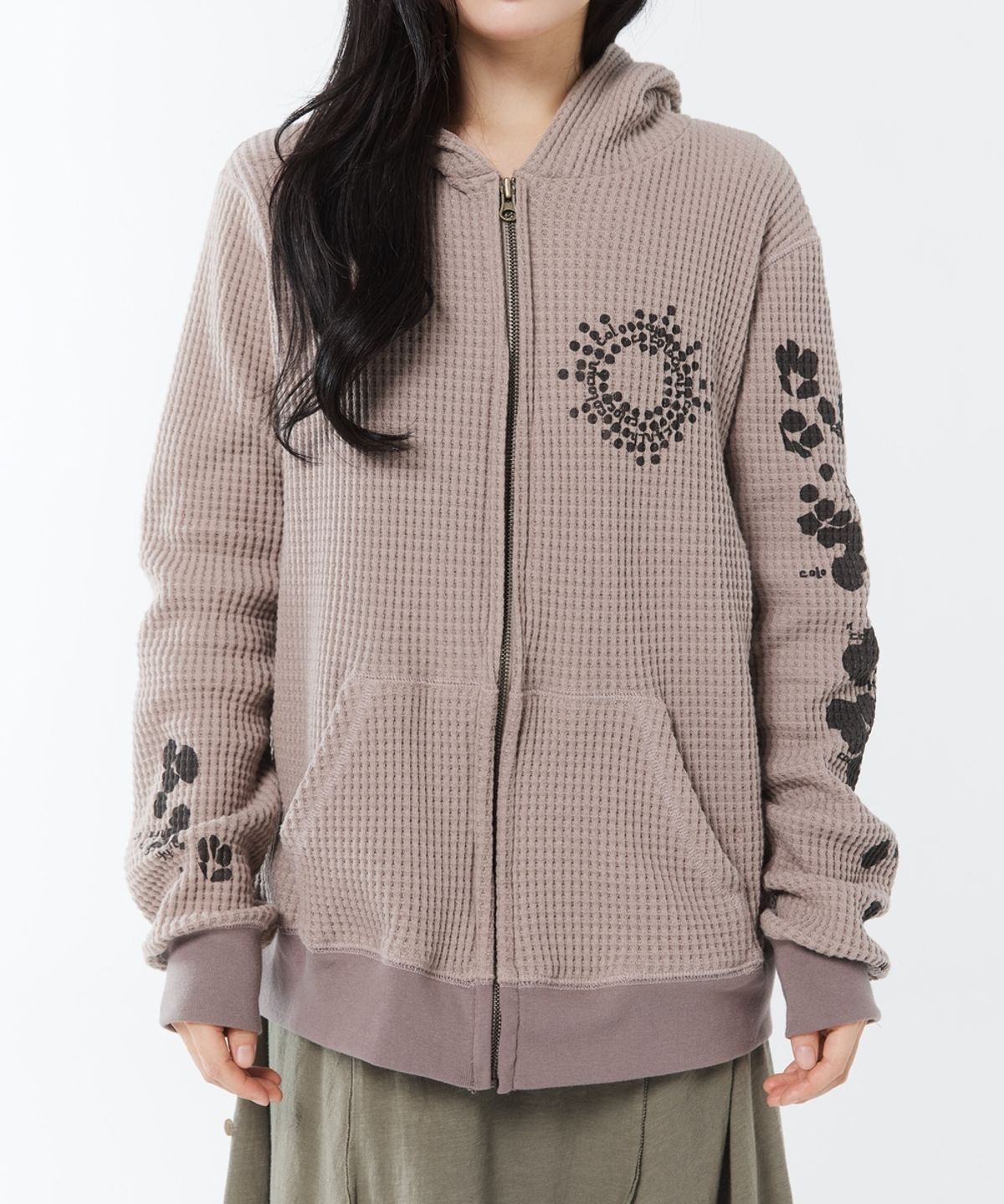 콜로신스(COLOCYNTH) Herba Hood Zip-Up Mocha
