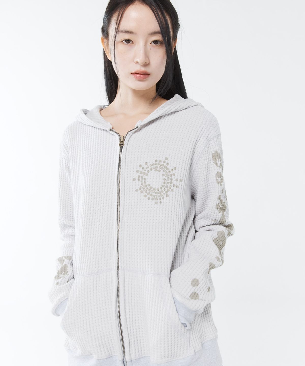 콜로신스(COLOCYNTH) Herba Hood Zip-Up Melange