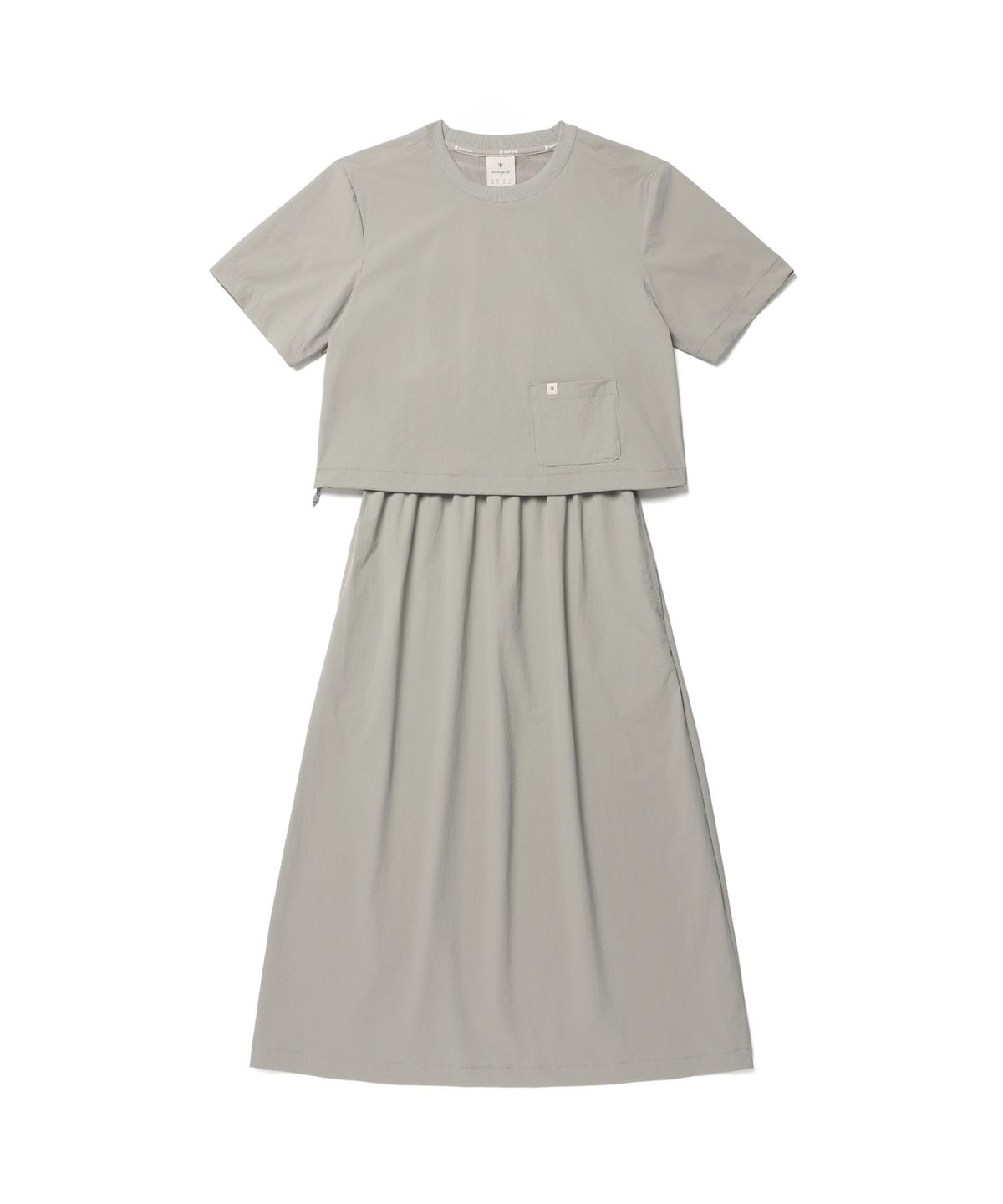 스노우피크 어패럴(SNOWPEAK APPAREL) 씬테크 베이직 원피스 (S26MWSOP31) Fog Gray