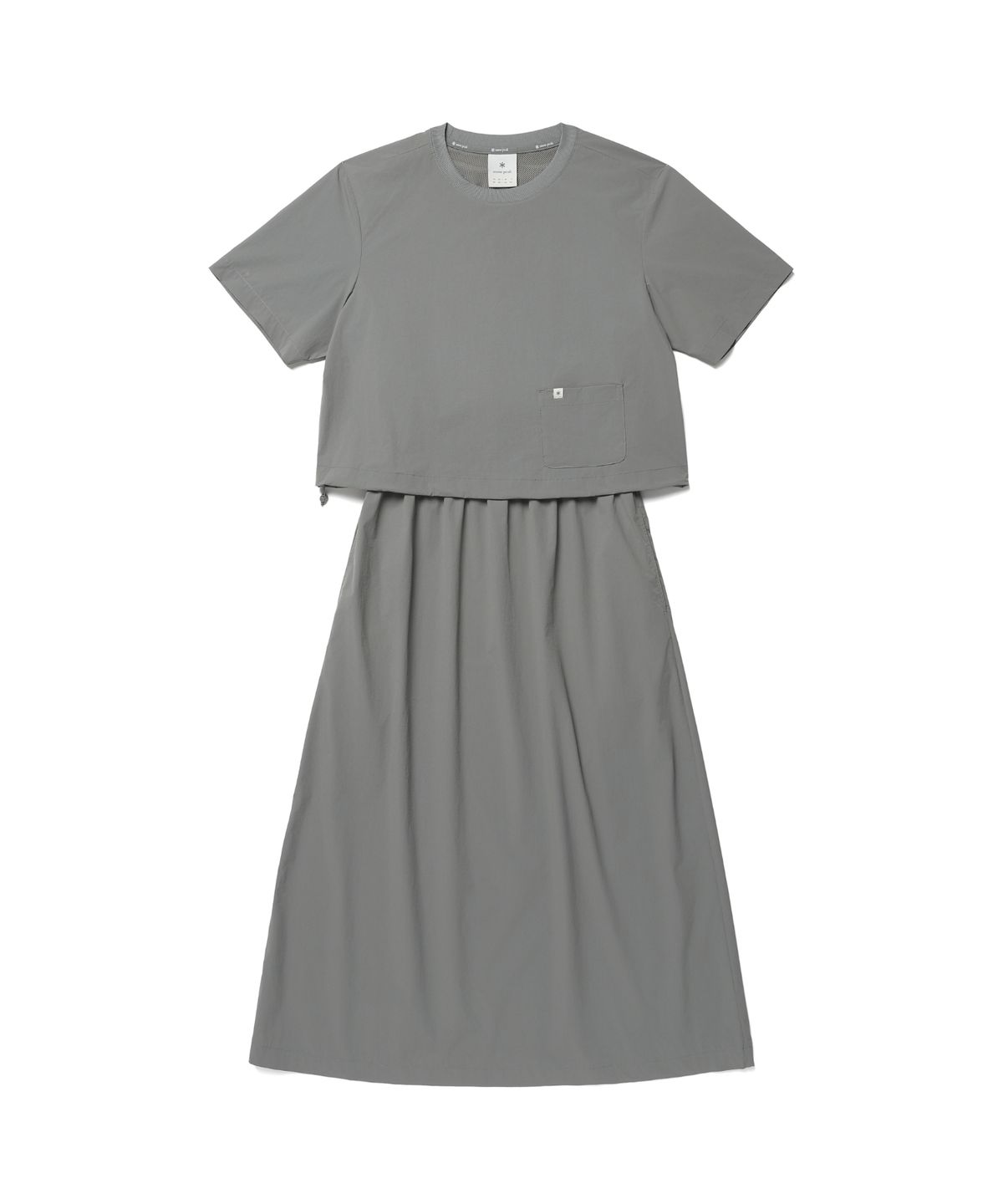 스노우피크 어패럴(SNOWPEAK APPAREL) 씬테크 베이직 원피스 (S26MWSOP31) Dark Gray