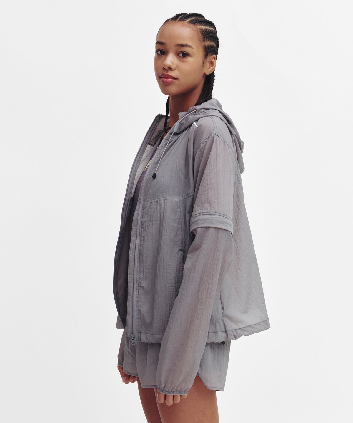 미나수(MENASOO) 2Way Convertible Hood Jacket