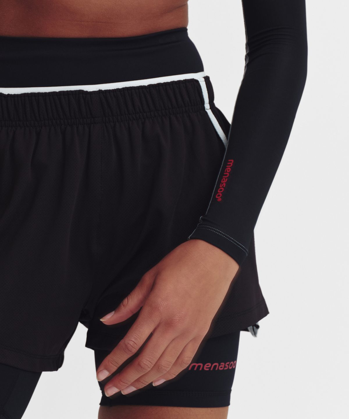 미나수(MENASOO) Air Mesh Running Arm Sleeves