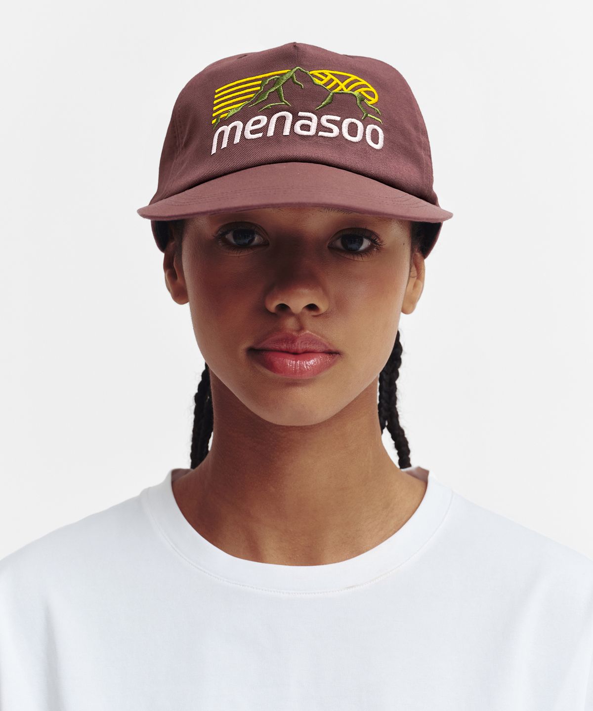미나수(MENASOO) Mountain Logo Cotton Cap