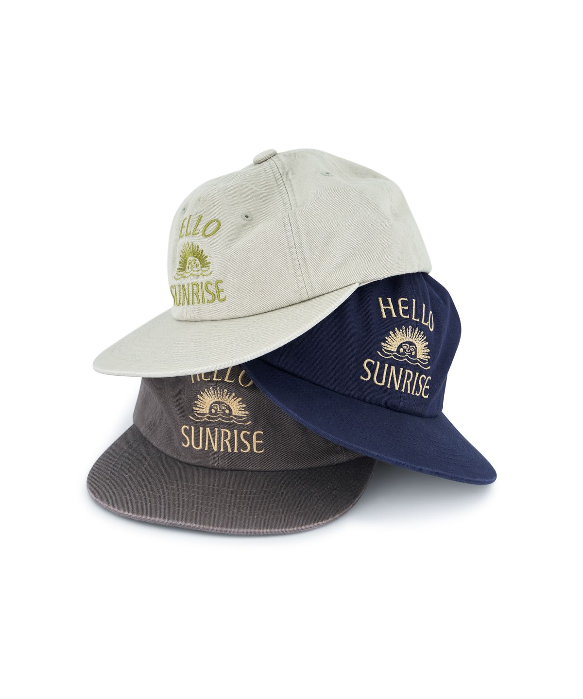 헬로 선라이즈(HELLO SUNRISE) Broadway Relaxed Fit 6P Cap_Ash Beige