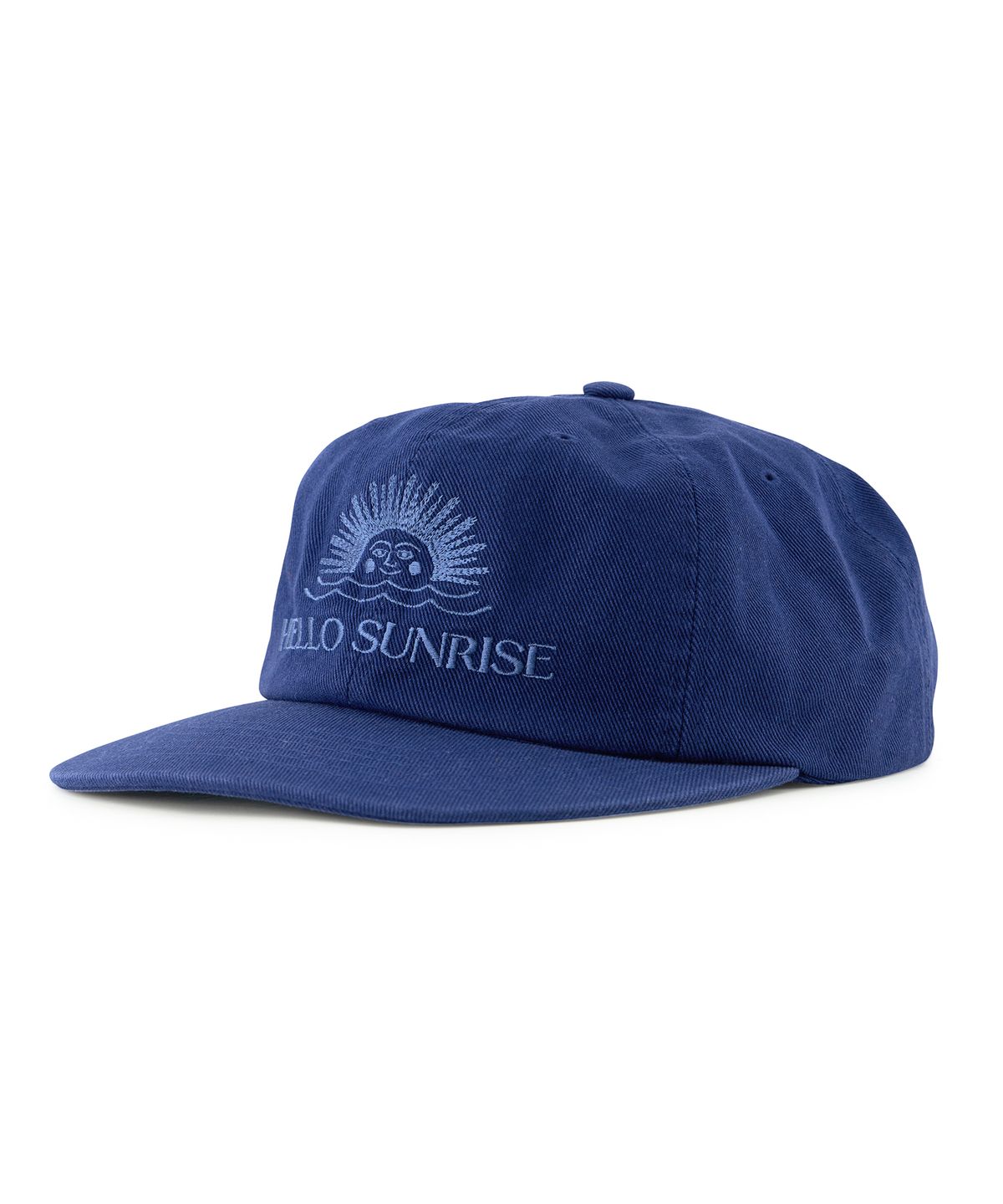 헬로 선라이즈(HELLO SUNRISE) Washed OG Logo 6Panel Cap_Blue