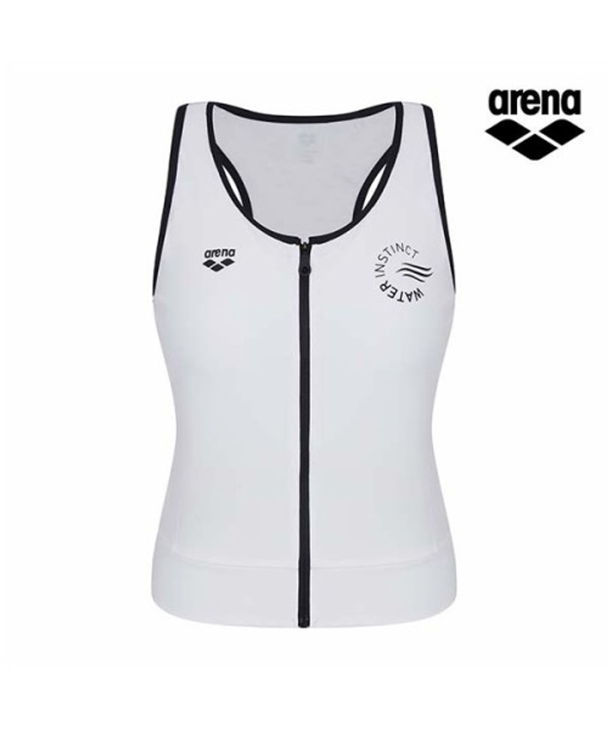 아레나(ARENA) 아레나라이프 여성 슬리브리스 집업 자켓 A6ML1JK73WHT
