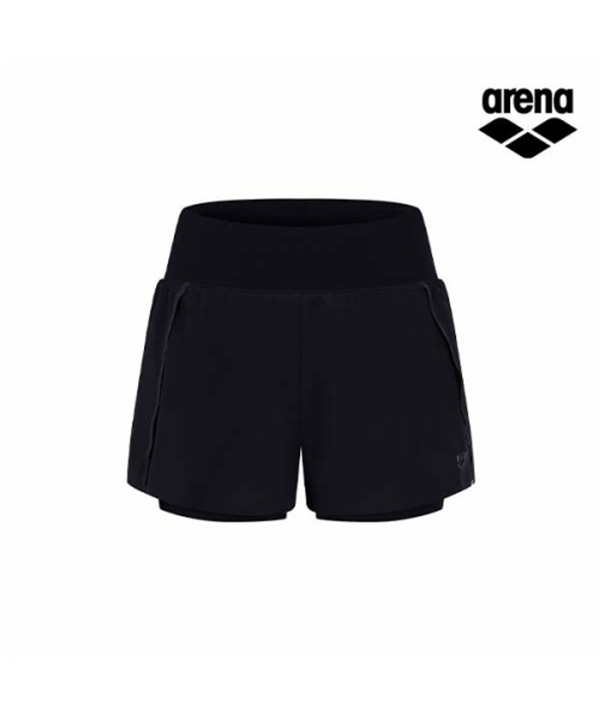 아레나(ARENA) 아레나라이프 여성 투인원 2부 팬츠 A6ML1HP72BLK