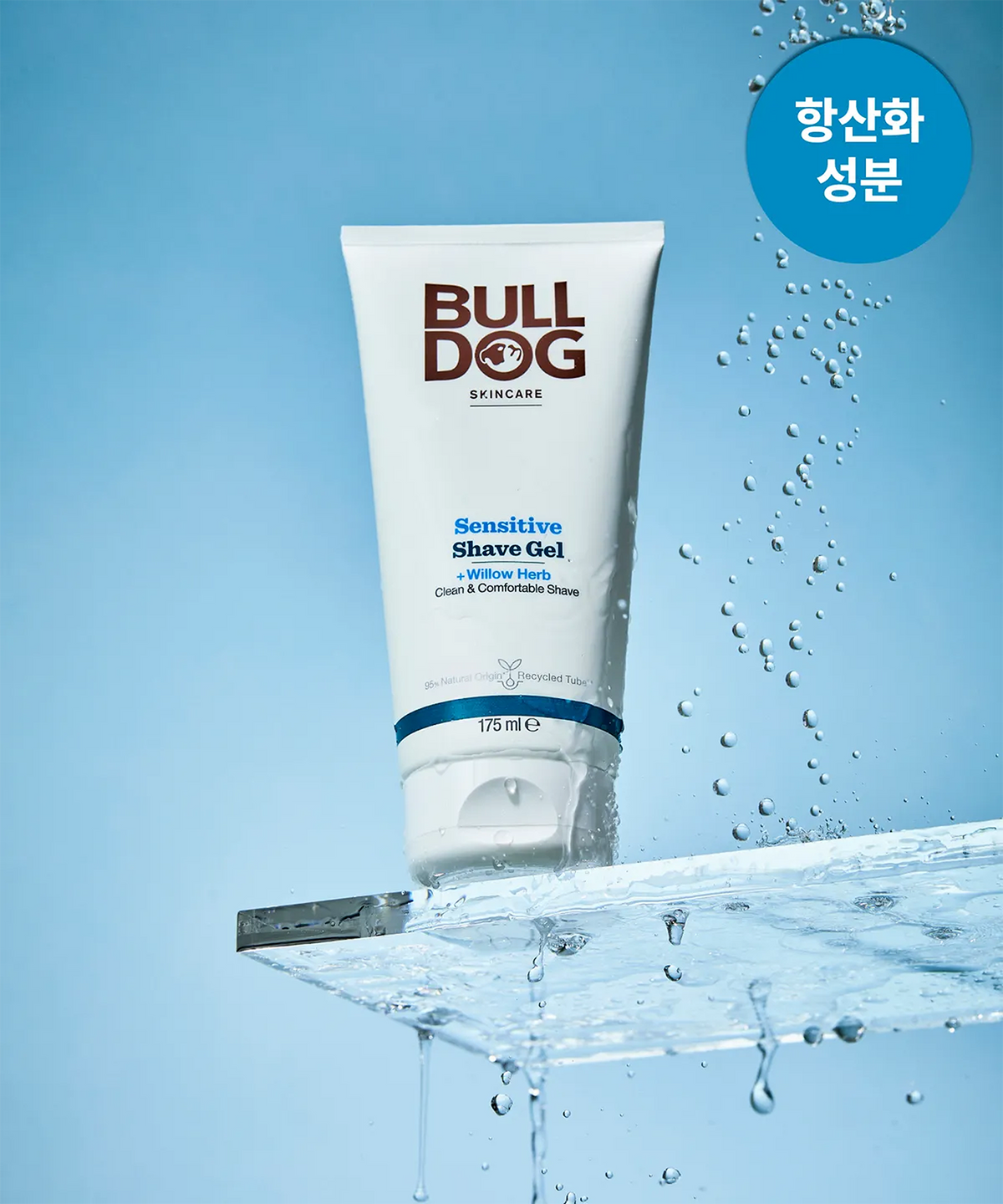 불독(BULLDOG) 불독 센시티브 쉐이브 젤 , 1개 175ml