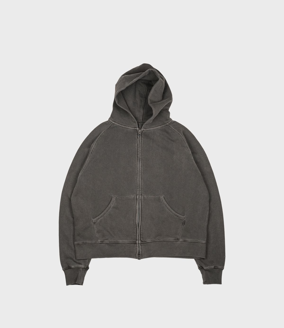 에메모가든(MMOGARDEN) pigment dyed hoodie zipup (3colors)