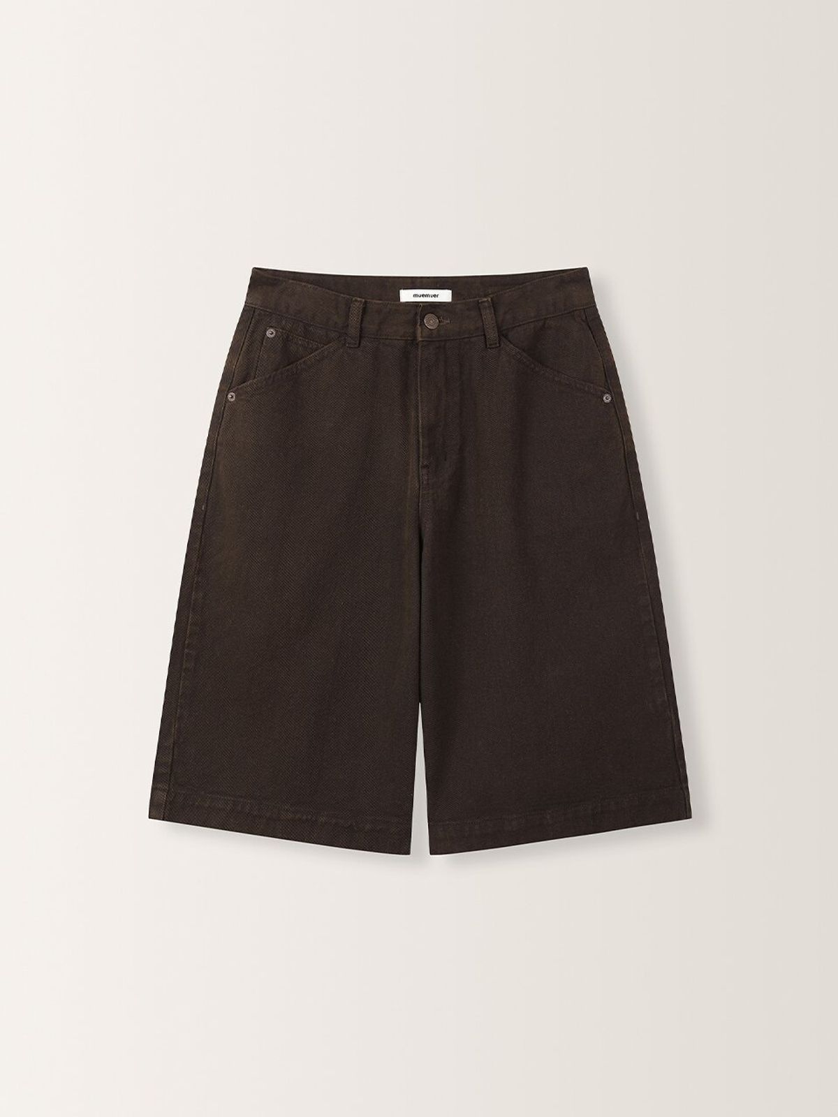 뮈뮈에르(MUEMUER) Basic Bermuda Denim Pants MU2633DN201M
