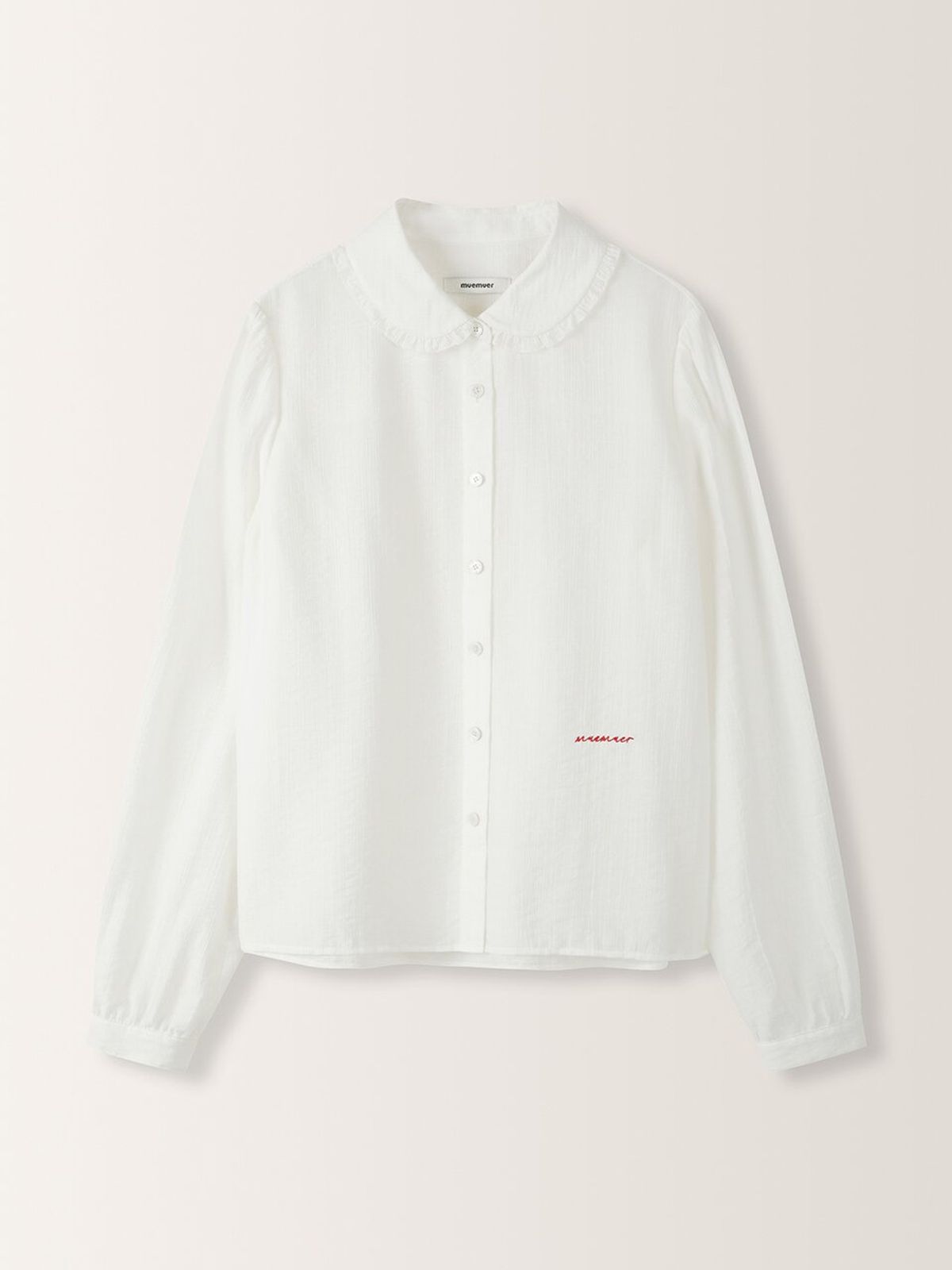 뮈뮈에르(MUEMUER) Frill Collar Blouse MU2633BL302M