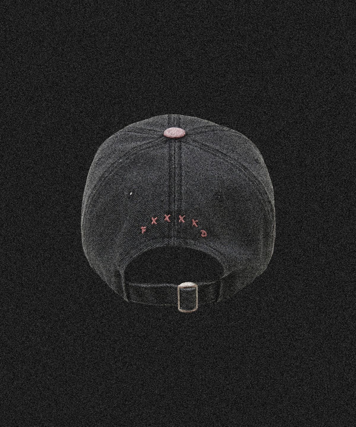 퍽드(FXXXXD) 메세지 스트랩백 더티 챠콜/코랄