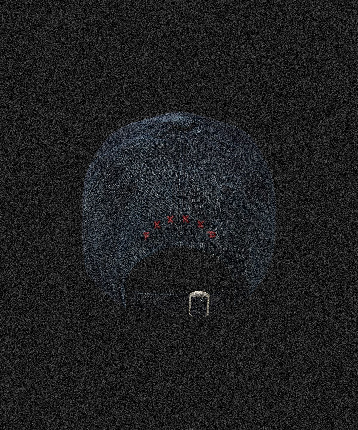 퍽드(FXXXXD) 솔리드 퍽드 스트랩백 더티 블루