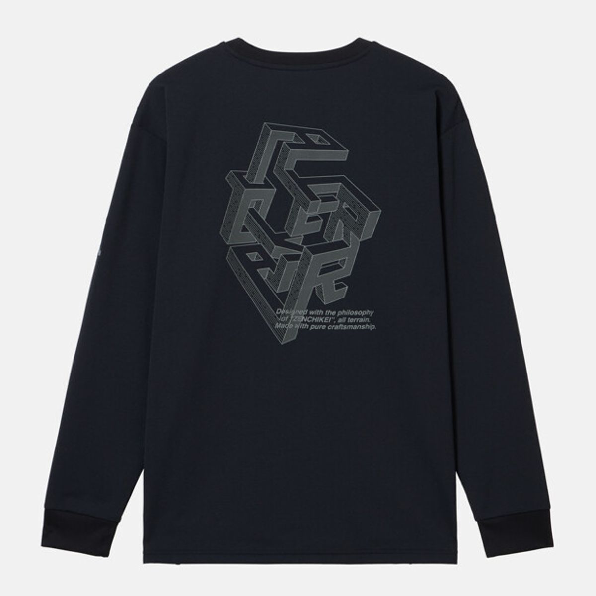 데상트(DESCENTE) [ALLTERRAIN 81] GRAPHIC LONG SLEEVE T-SHIRT 블랙 SR113KTL21