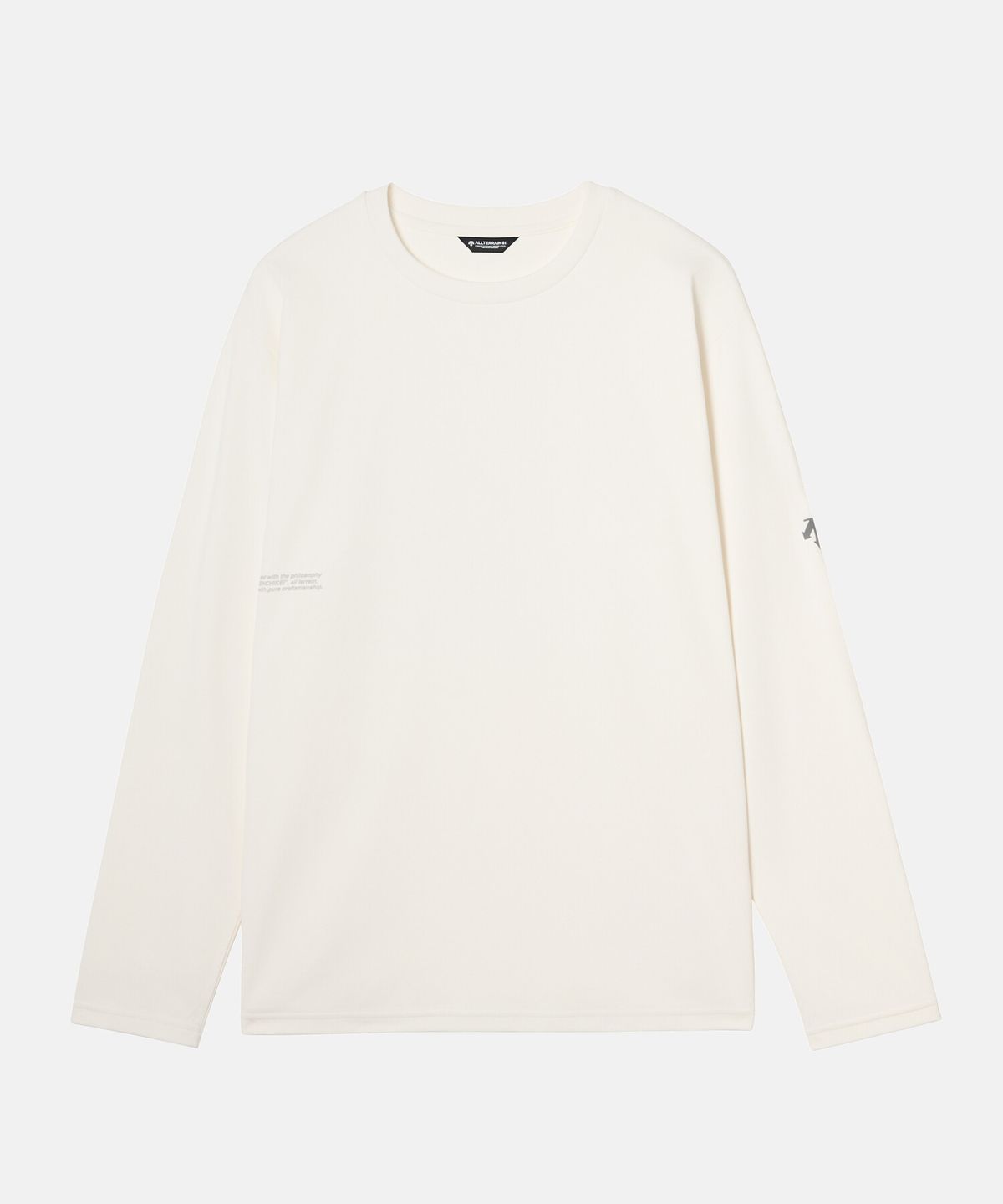 데상트(DESCENTE) [ALLTERRAIN 81] GRAPHIC LONG SLEEVE T-SHIRT 화이트 SR113KTL21