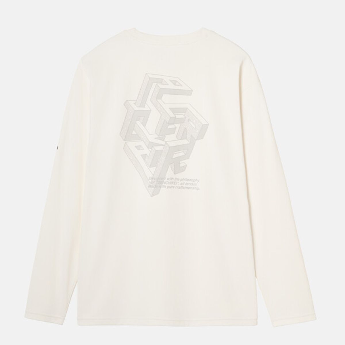 데상트(DESCENTE) [ALLTERRAIN 81] GRAPHIC LONG SLEEVE T-SHIRT 화이트 SR113KTL21