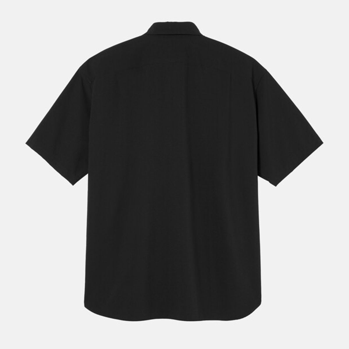 데상트(DESCENTE) [ALLTERRAIN I/O] SOLOTEX REGULAR COLLAR SHIRT 블랙 SR211KSR41