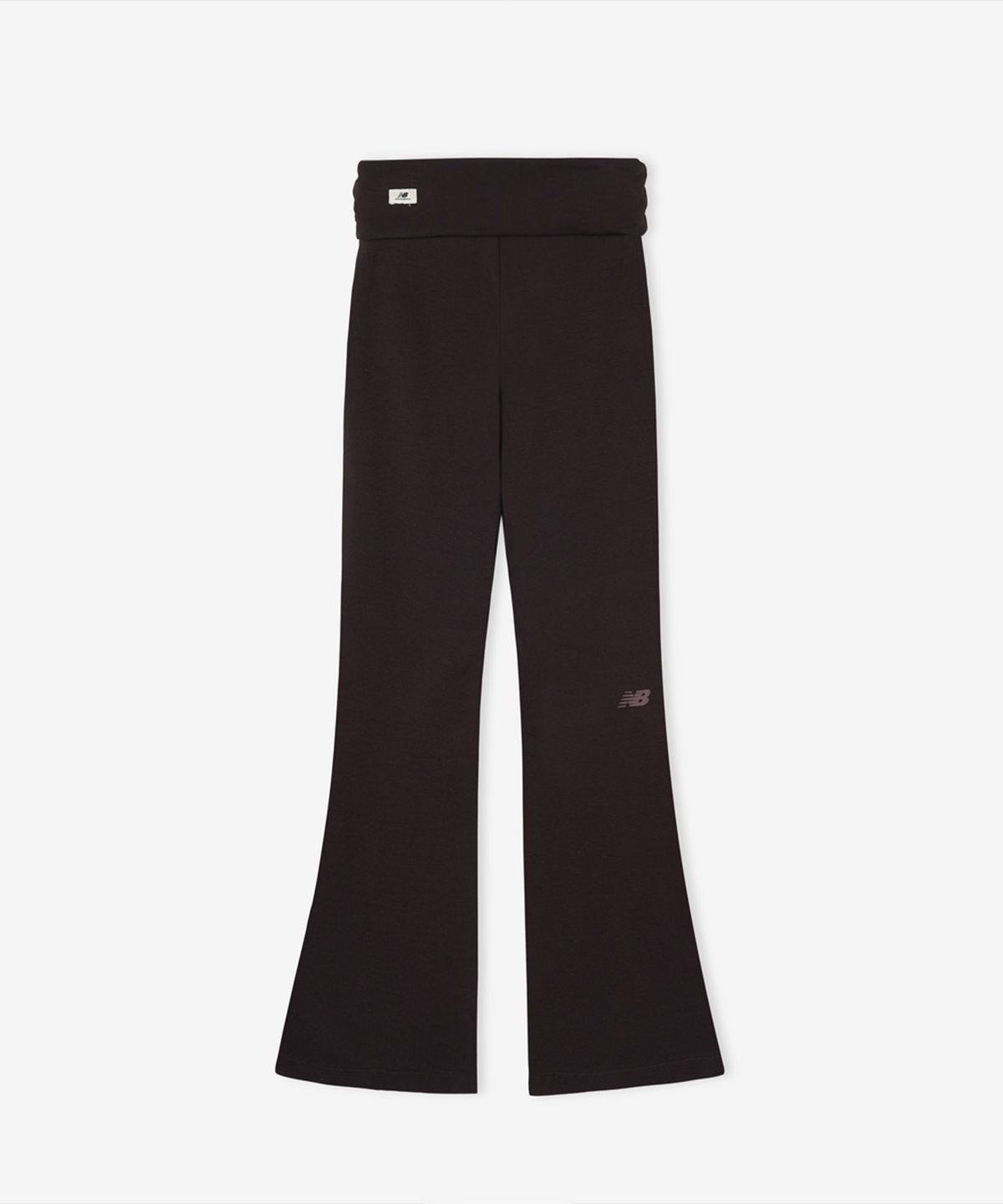 뉴발란스(NEW BALANCE) NBMLG2W472 / WOMEN 핏티드 폴디드 플레어 팬츠 (BROWN)