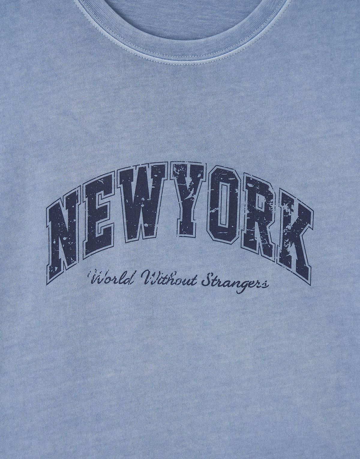 지오다노(GIORDANO) 가먼트다잉 레귤러핏 그래픽 반팔티 (DYNGCITY) 396505 [4color]