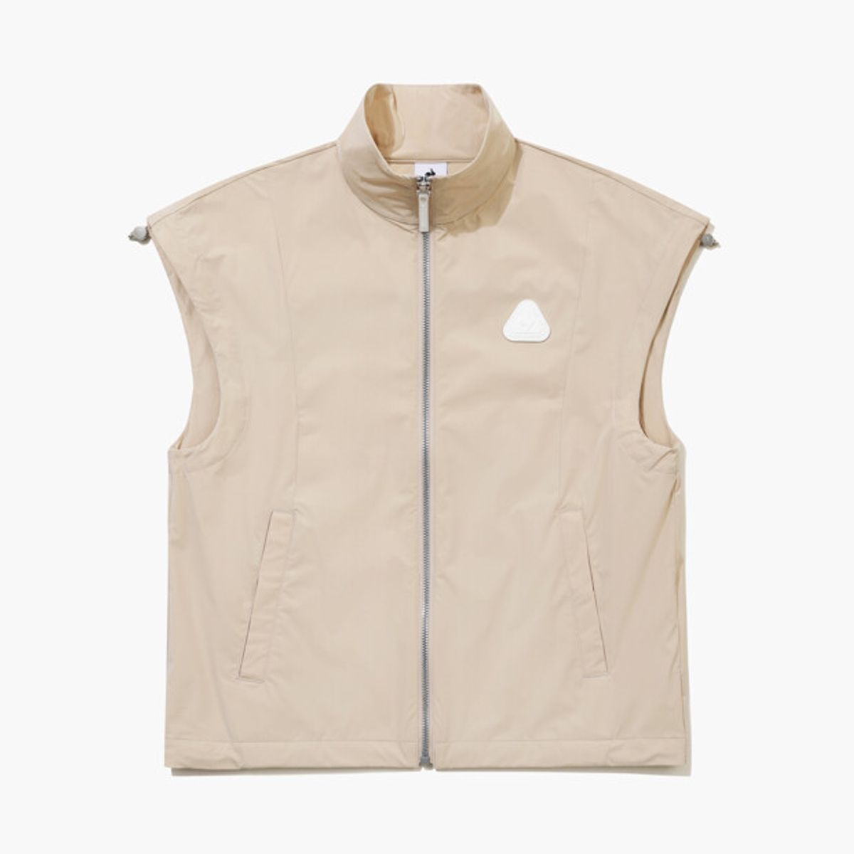 르꼬끄 골프(LECOQ GOLF) 여성 에센셜 우븐 베스트 _BEGE GR122LWV31