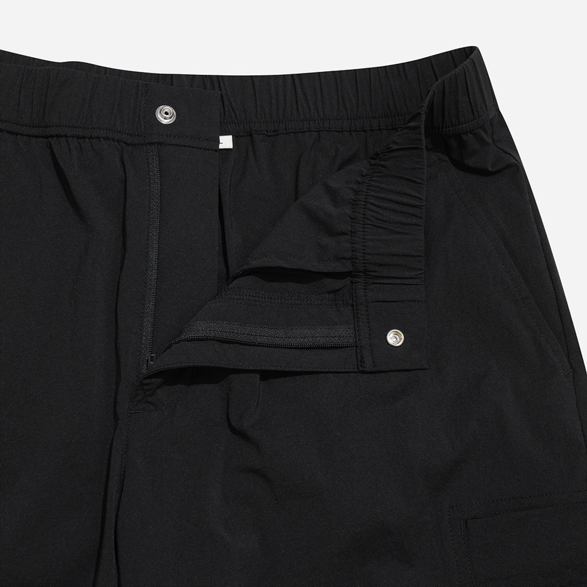 디오디(DOD) 스루스루 레귤러핏 반바지(BLACK)