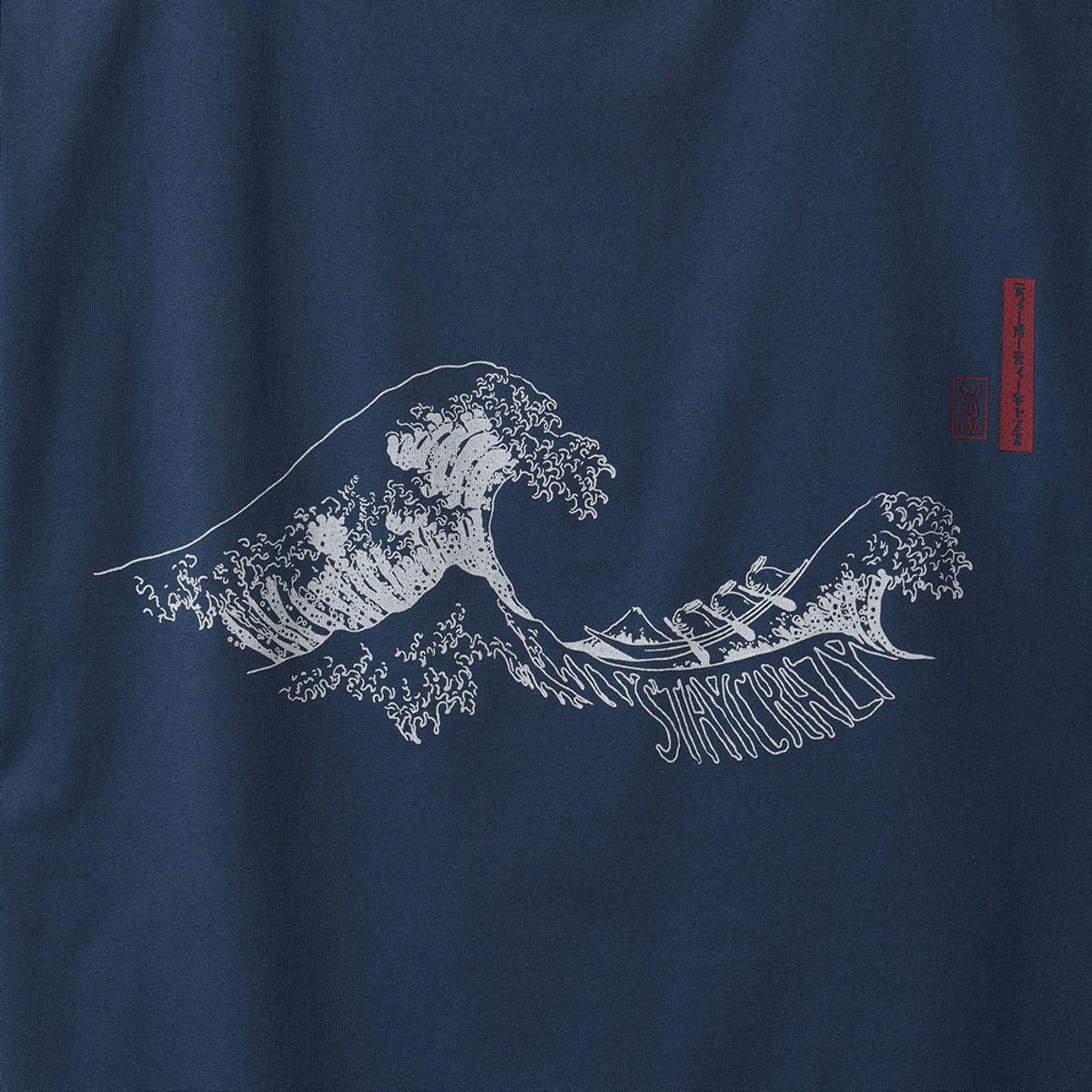 디오디(DOD) 토락원 빅 웨이브 반팔 티셔츠(NAVY)