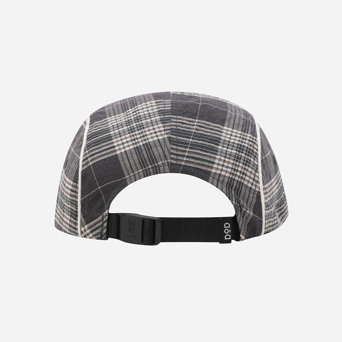 디오디(DOD) 체키 시어서커 와이드 캡(NAVY PATTERN)