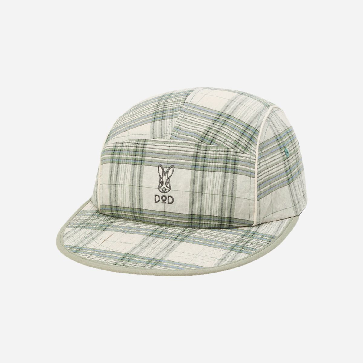 디오디(DOD) 체키 시어서커 와이드 캡(BEIGE PATTERN)