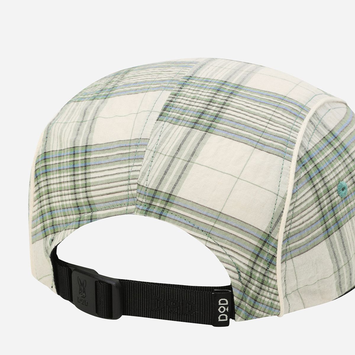 디오디(DOD) 체키 시어서커 와이드 캡(BEIGE PATTERN)