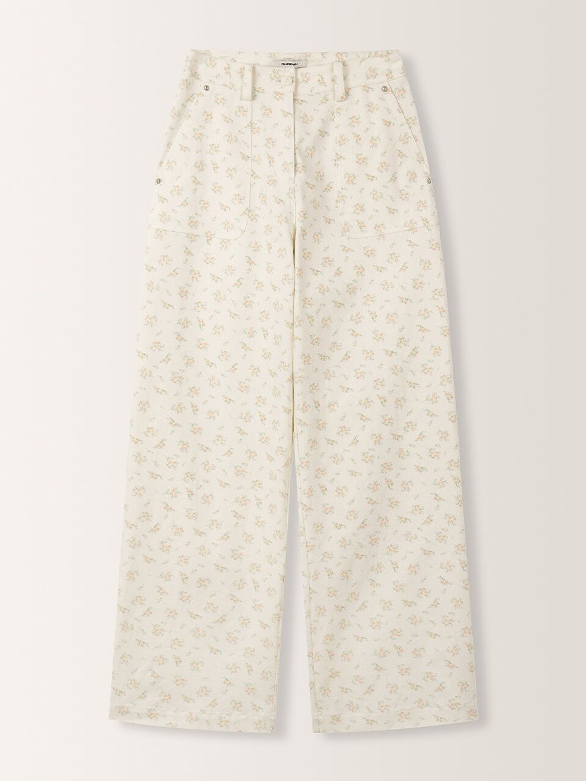 뮈뮈에르(MUEMUER) Fatigue Cotton Pants MU2633PT301M_CREAM