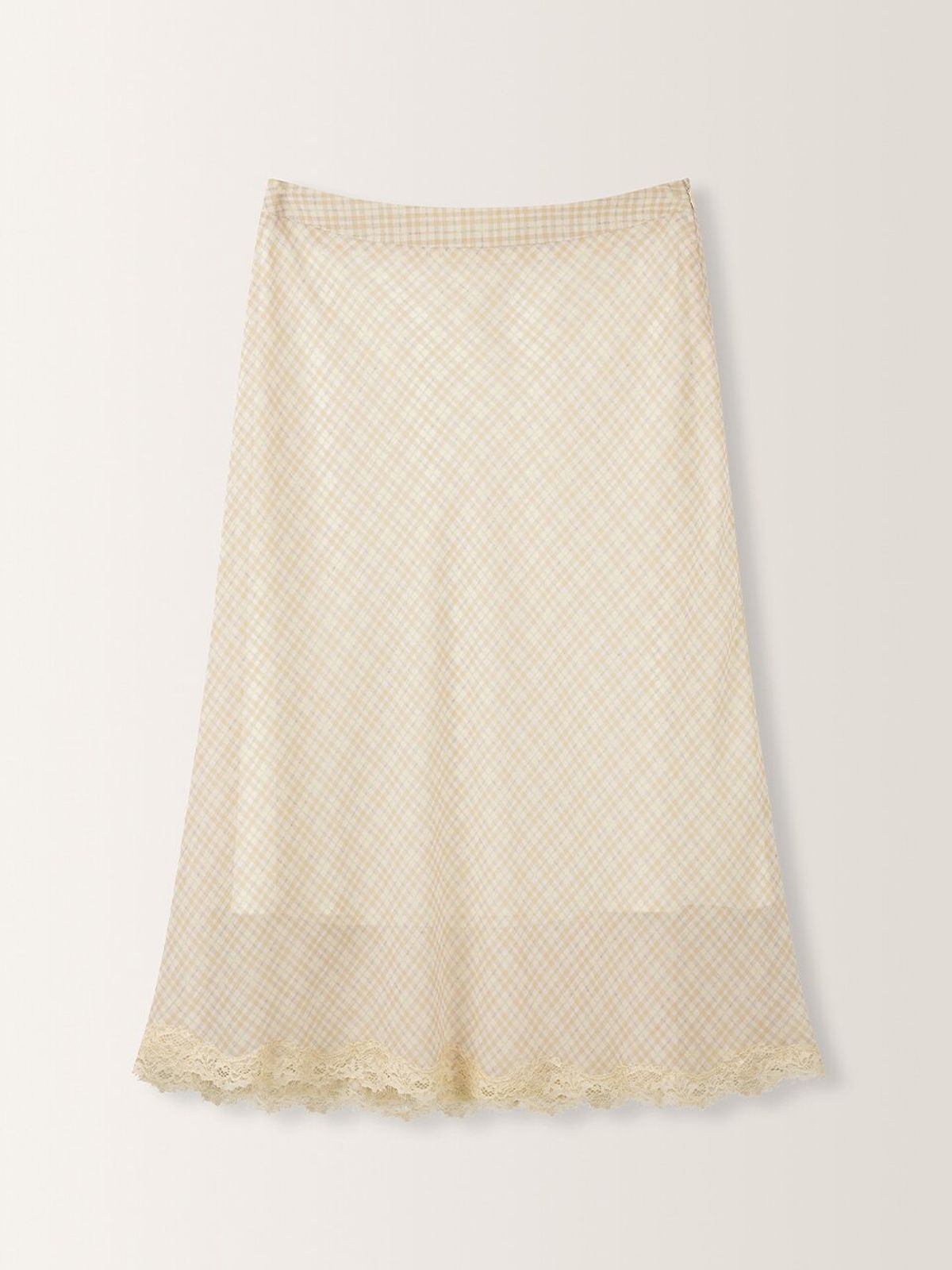 뮈뮈에르(MUEMUER) Velia A-Line Skirt MU2633SK303M_LIGHT ORANGE