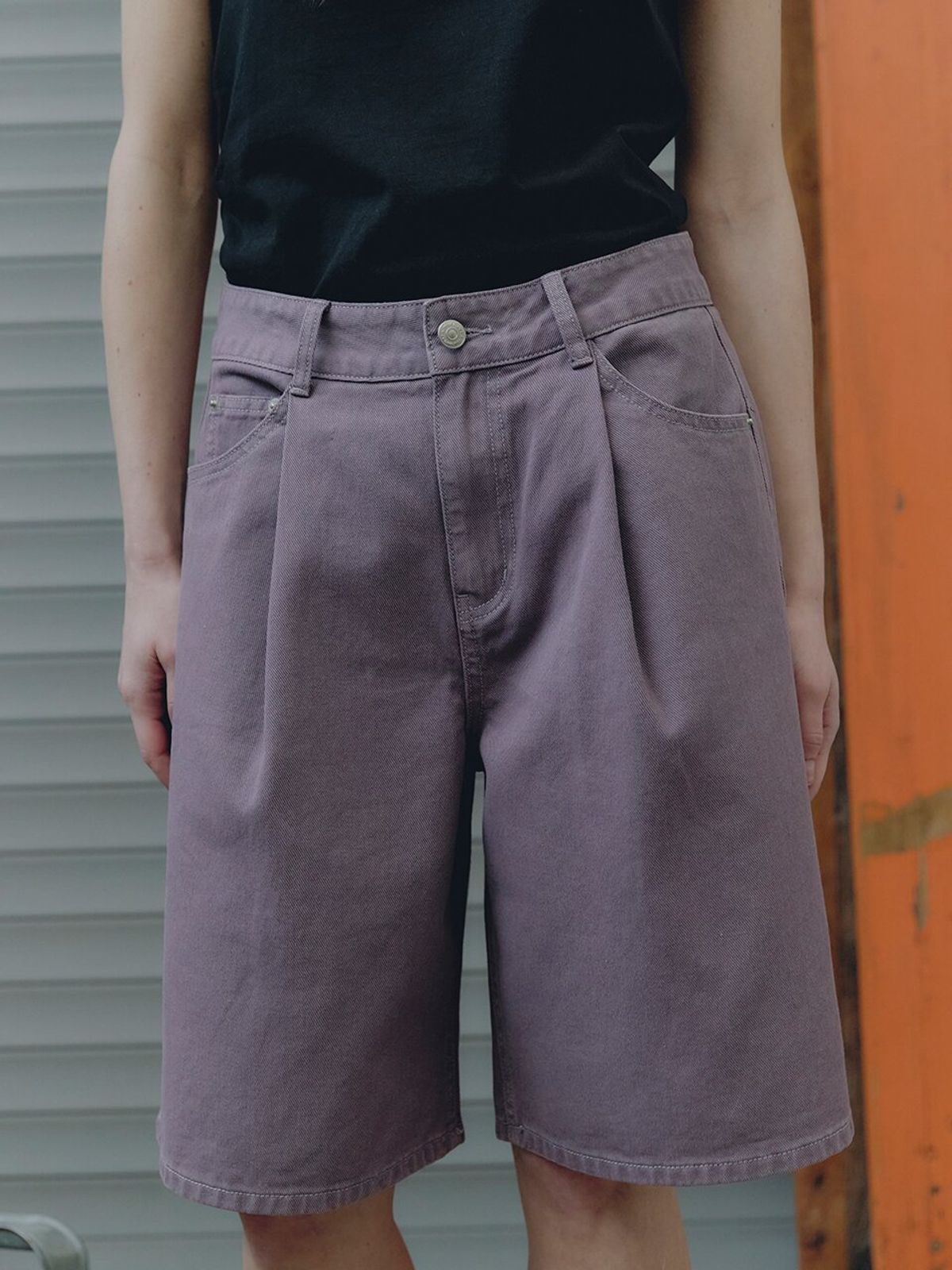 뮈뮈에르(MUEMUER) Dying Bermuda Pants MU2633DN301M