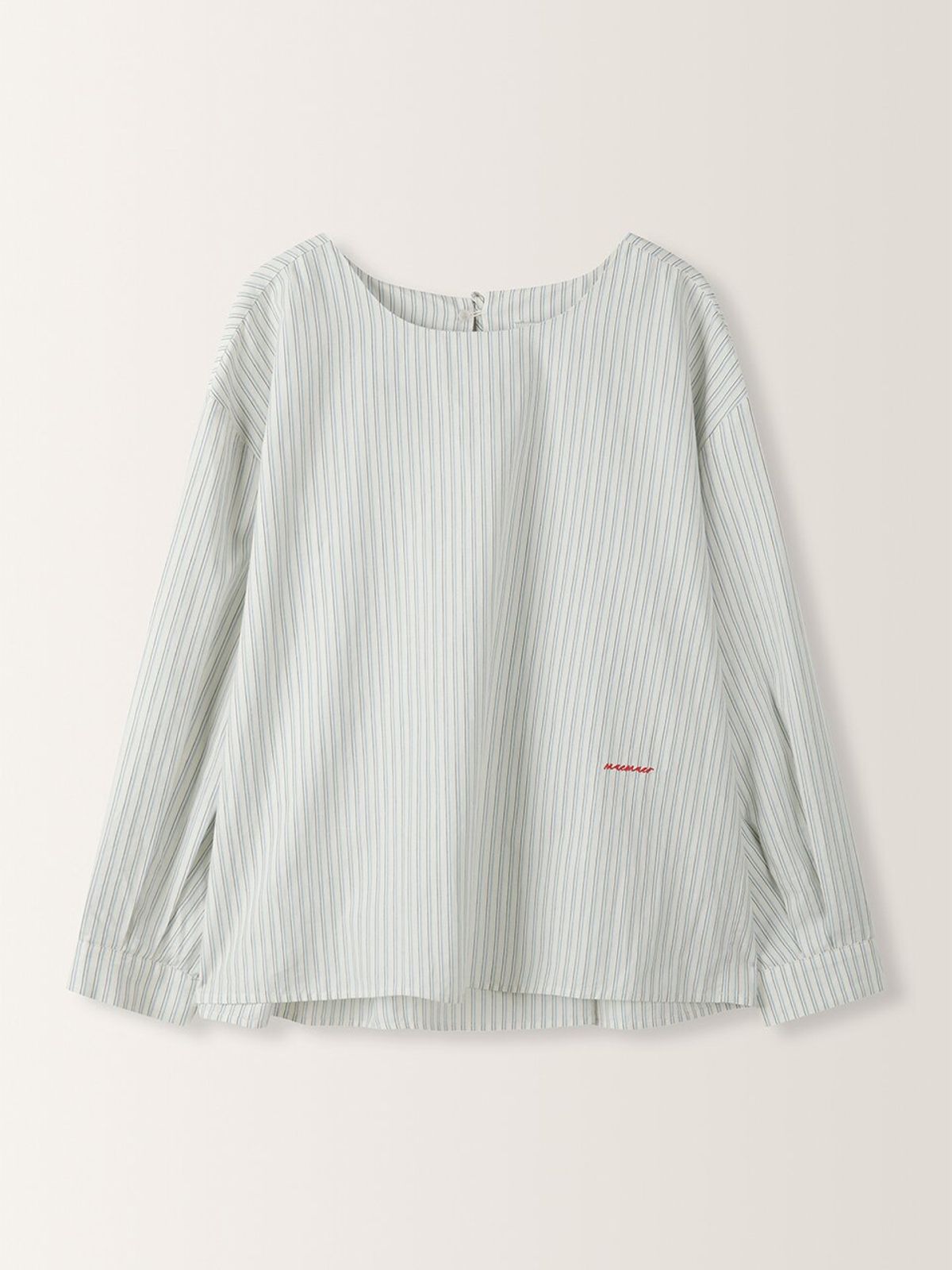 뮈뮈에르(MUEMUER) Stripe Volume Blouse MU2633BL305M