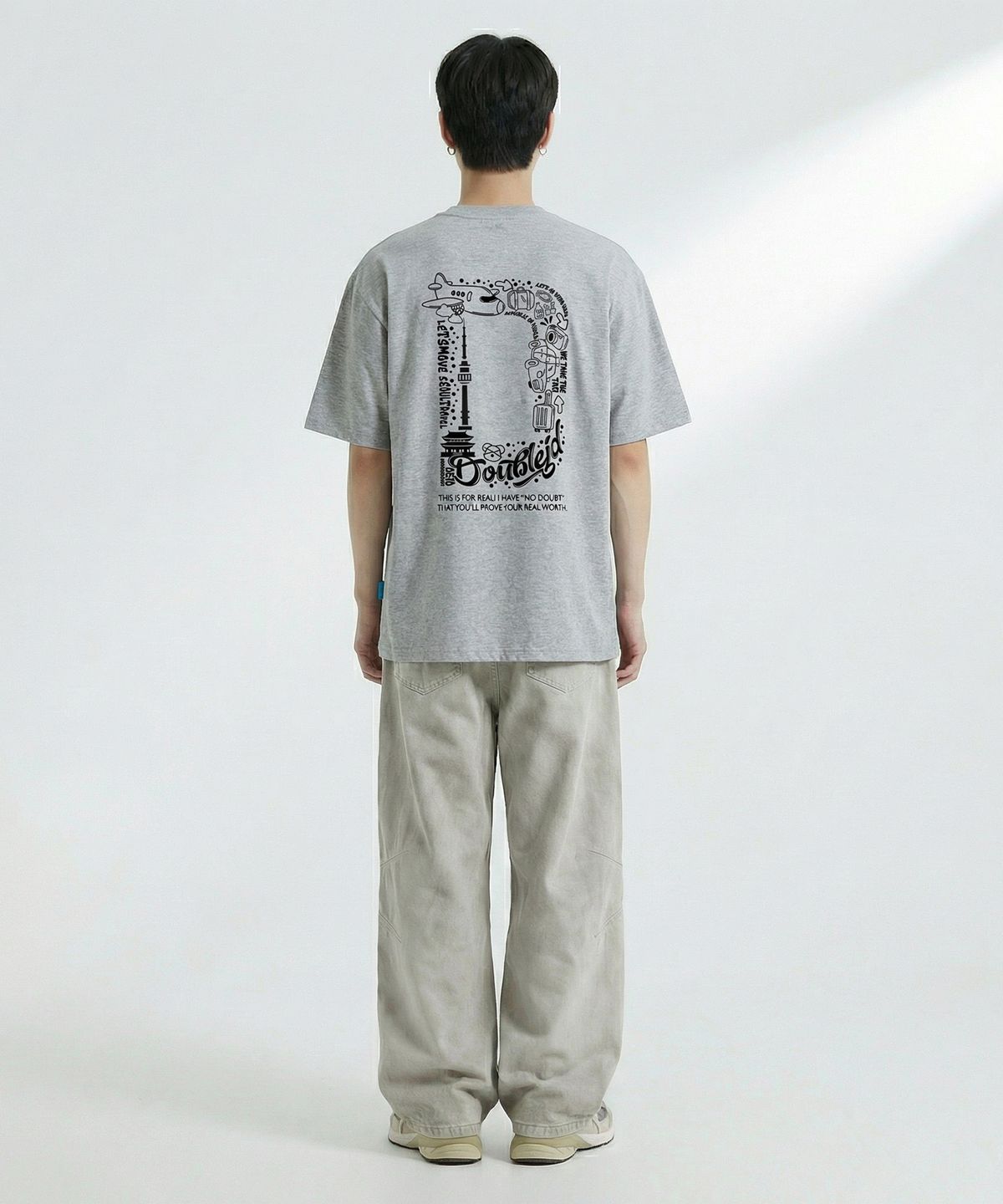 더블제이디(DOUBLE JD) 트레블 반팔티