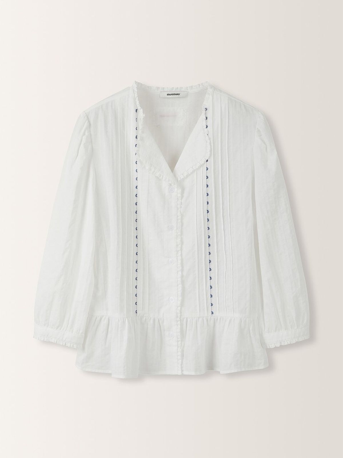뮈뮈에르(MUEMUER) Grace Peplum Blouse MU2633BL306M