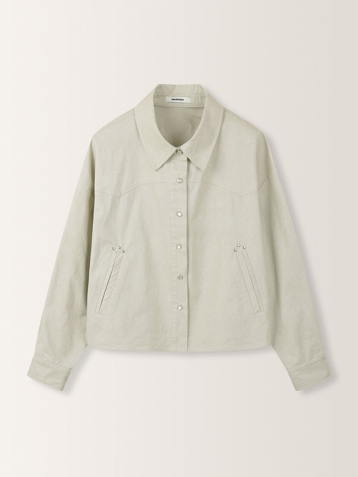 뮈뮈에르(MUEMUER) Stud Point Cotton Jacket MU2633JK303M