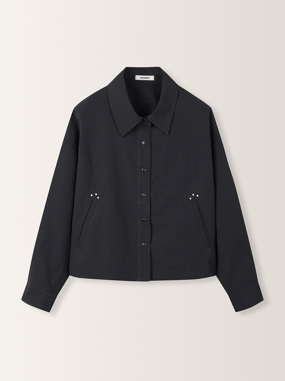 뮈뮈에르(MUEMUER) Stud Point Cotton Jacket MU2633JK303M