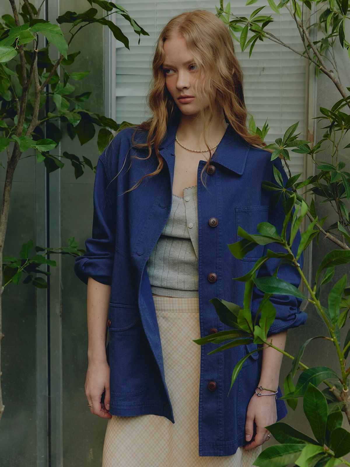 뮈뮈에르(MUEMUER) Washed French Work Jacket MU2633JK201M