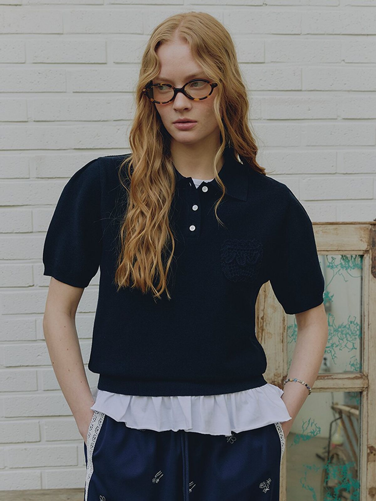 뮈뮈에르(MUEMUER) M Crochet Poket Pullover MU2633PO302M