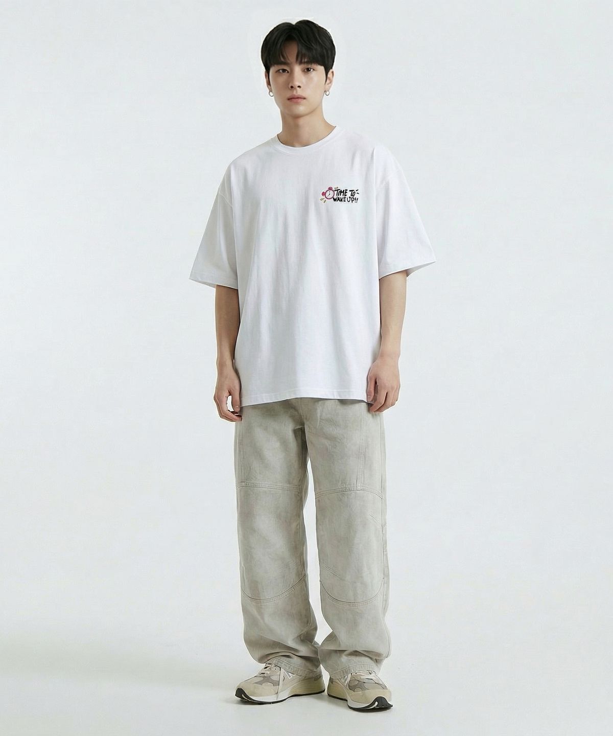 더블제이디(DOUBLE JD) 웨이크 업 베어 반팔티