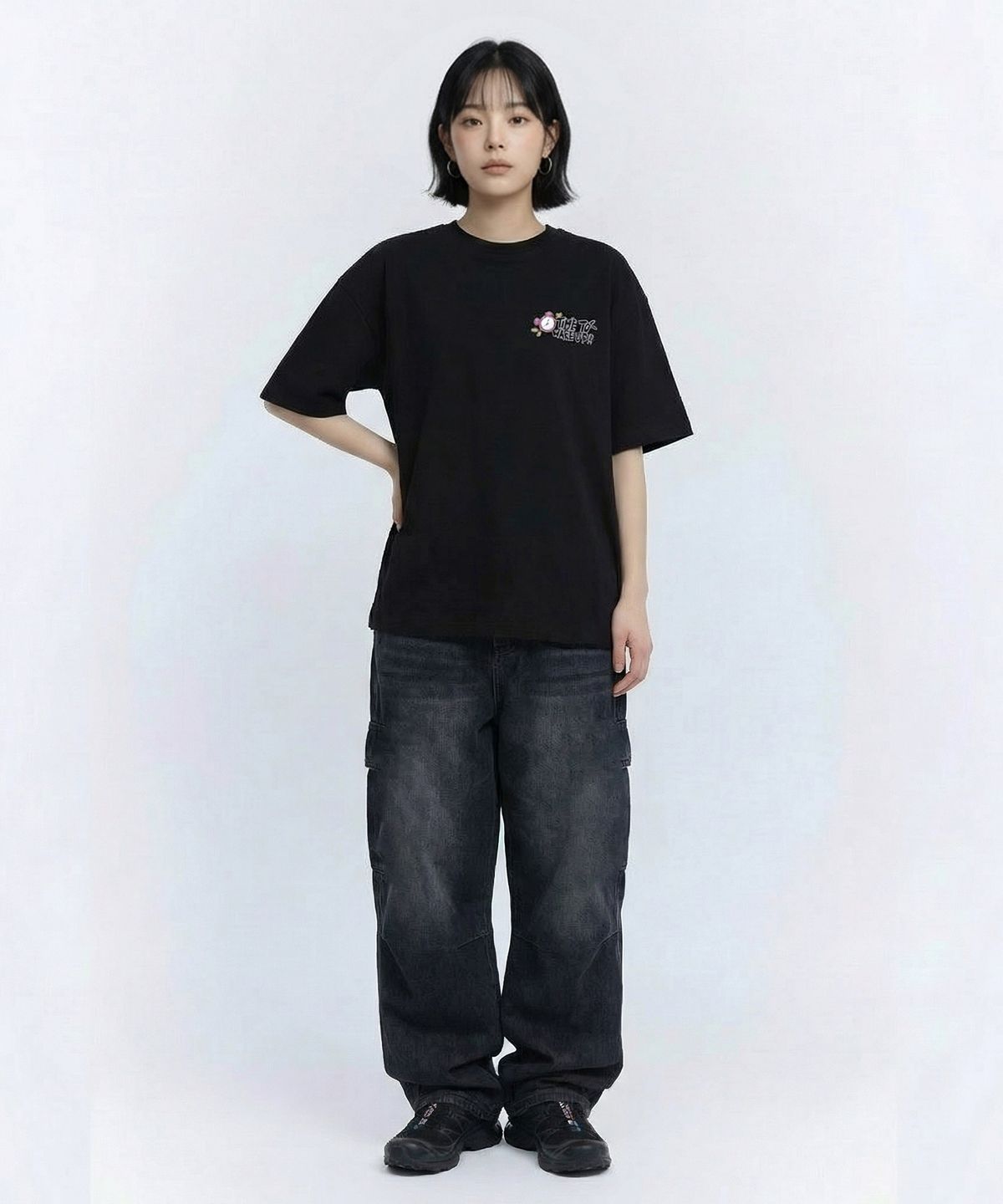 더블제이디(DOUBLE JD) 웨이크 업 베어 반팔티