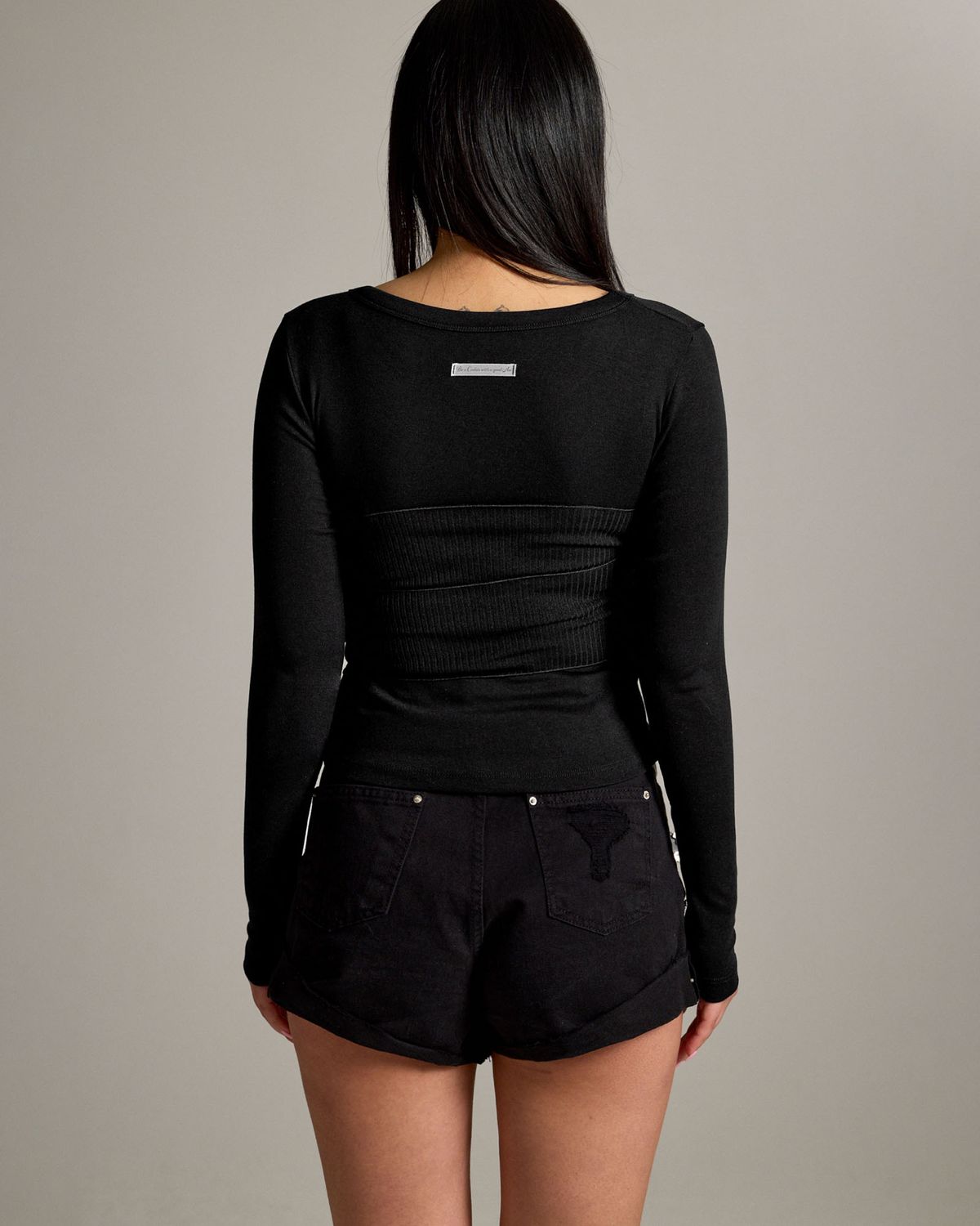 쿨시스(COOLSIS) CS DOUBLE BAND WRAP TOP-066 (BLACK)