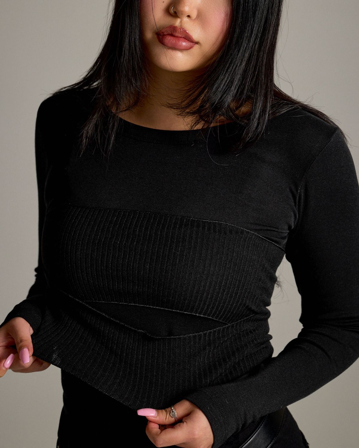 쿨시스(COOLSIS) CS DOUBLE BAND WRAP TOP-066 (BLACK)