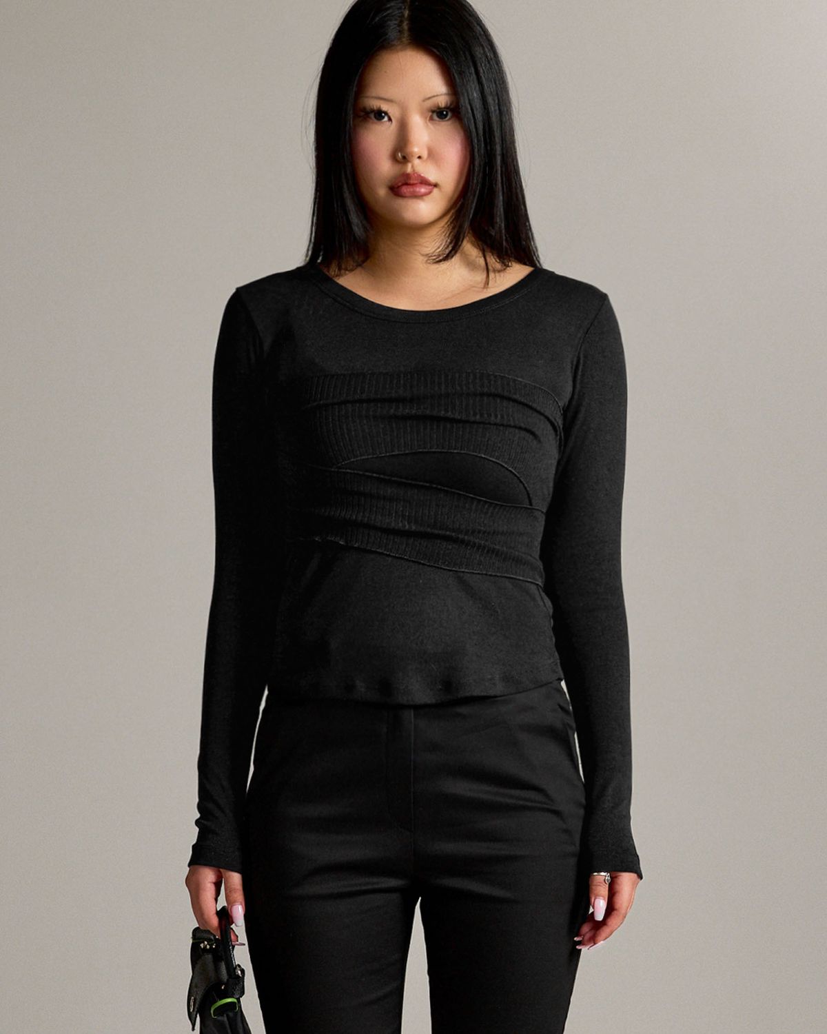 쿨시스(COOLSIS) CS DOUBLE BAND WRAP TOP-066 (BLACK)