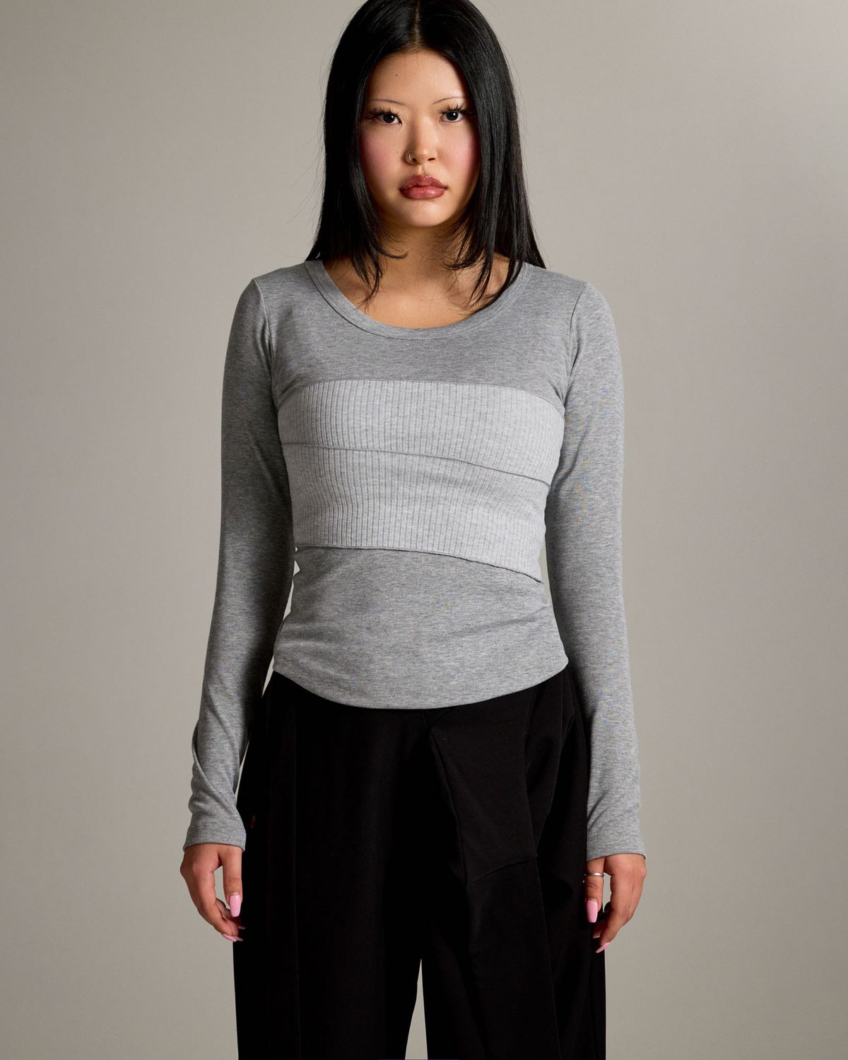 쿨시스(COOLSIS) CS DOUBLE BAND WRAP TOP-066 (GRAY)