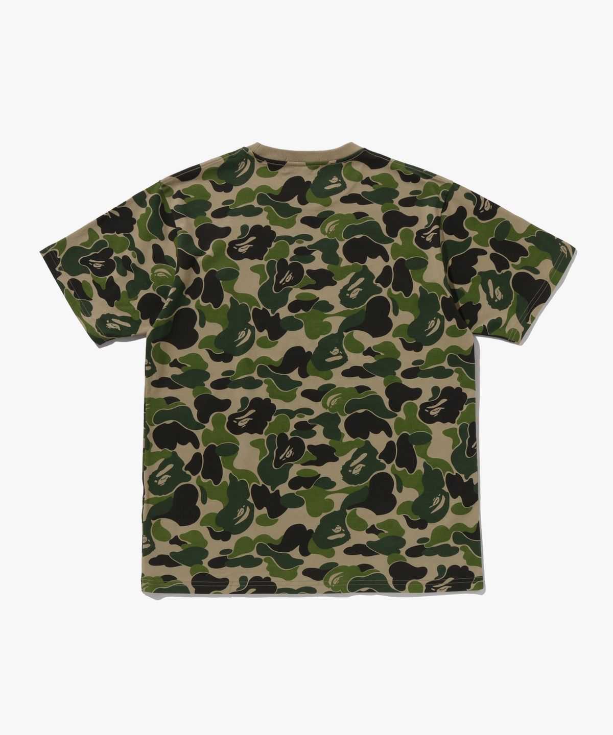 베이프(BAPE) ABC 카모 콜리지 티셔츠(M) GREEN