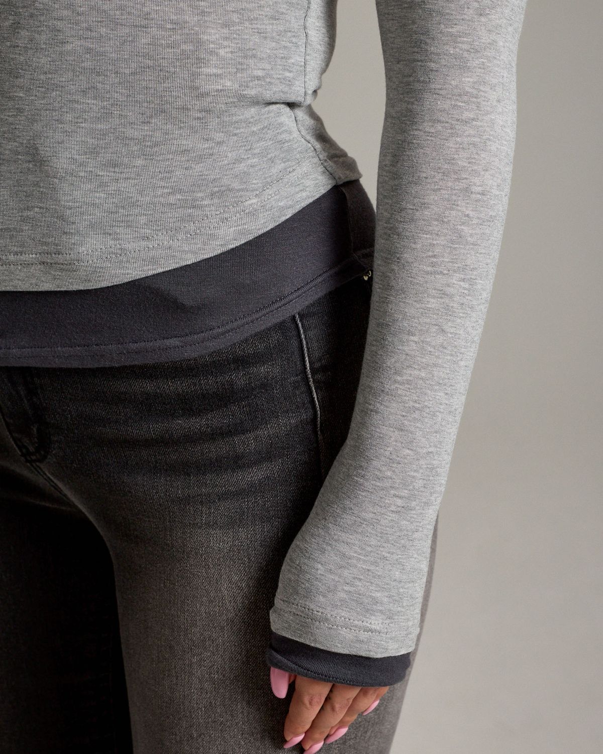 쿨시스(COOLSIS) CS SOFT LAYERED TOP-067 (GRAY)