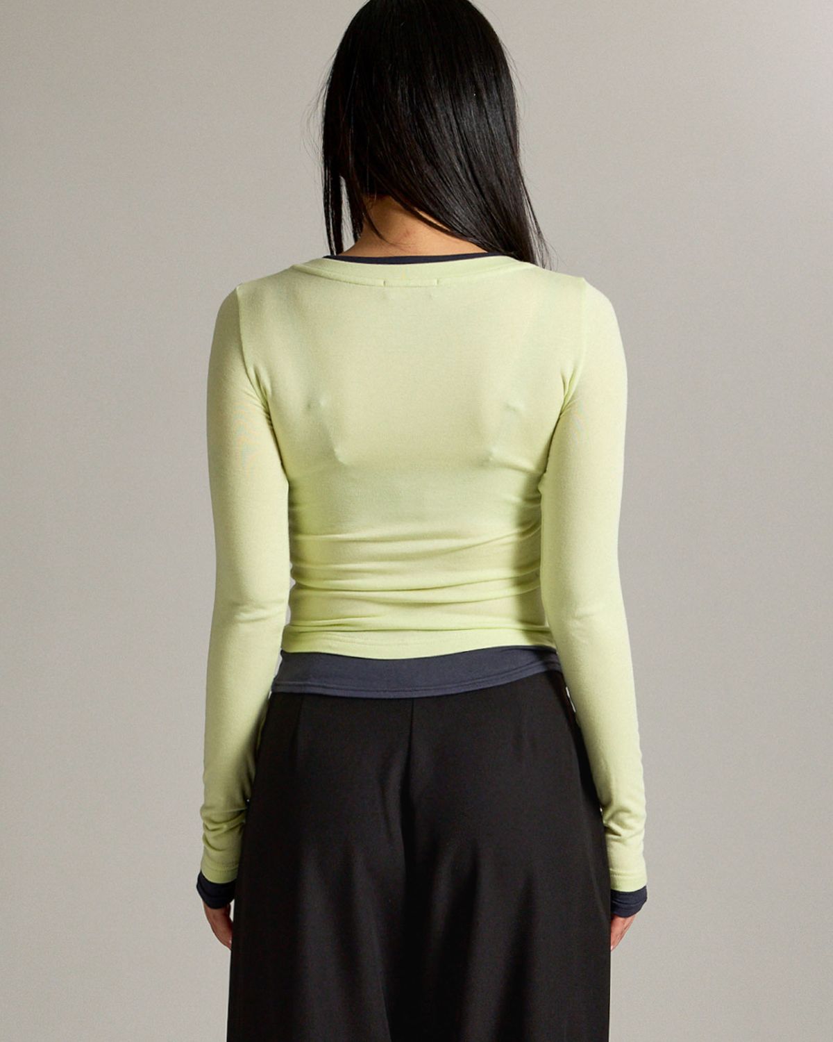 쿨시스(COOLSIS) CS SOFT LAYERED TOP-067 (LIME)