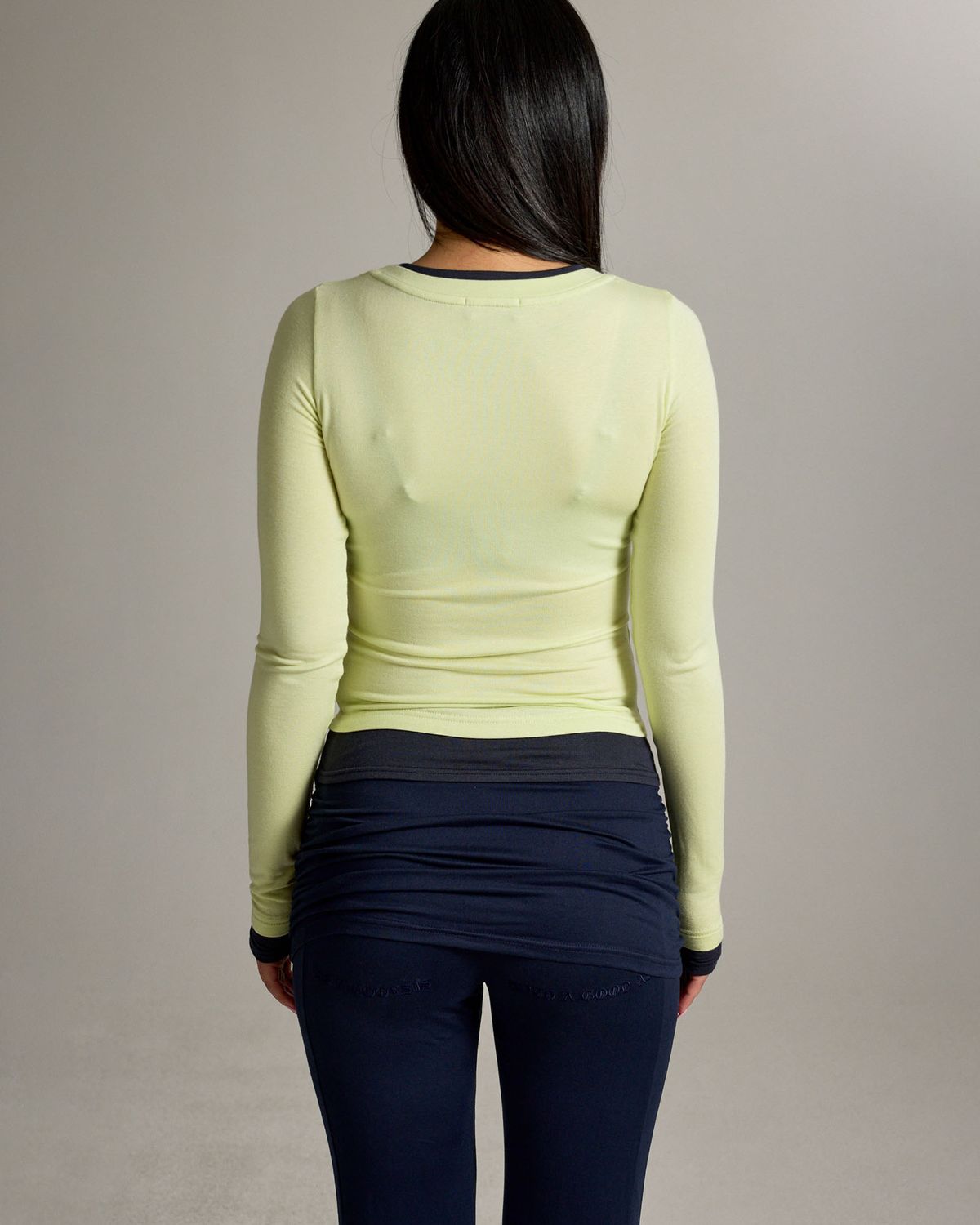 쿨시스(COOLSIS) CS SOFT LAYERED TOP-067 (LIME)