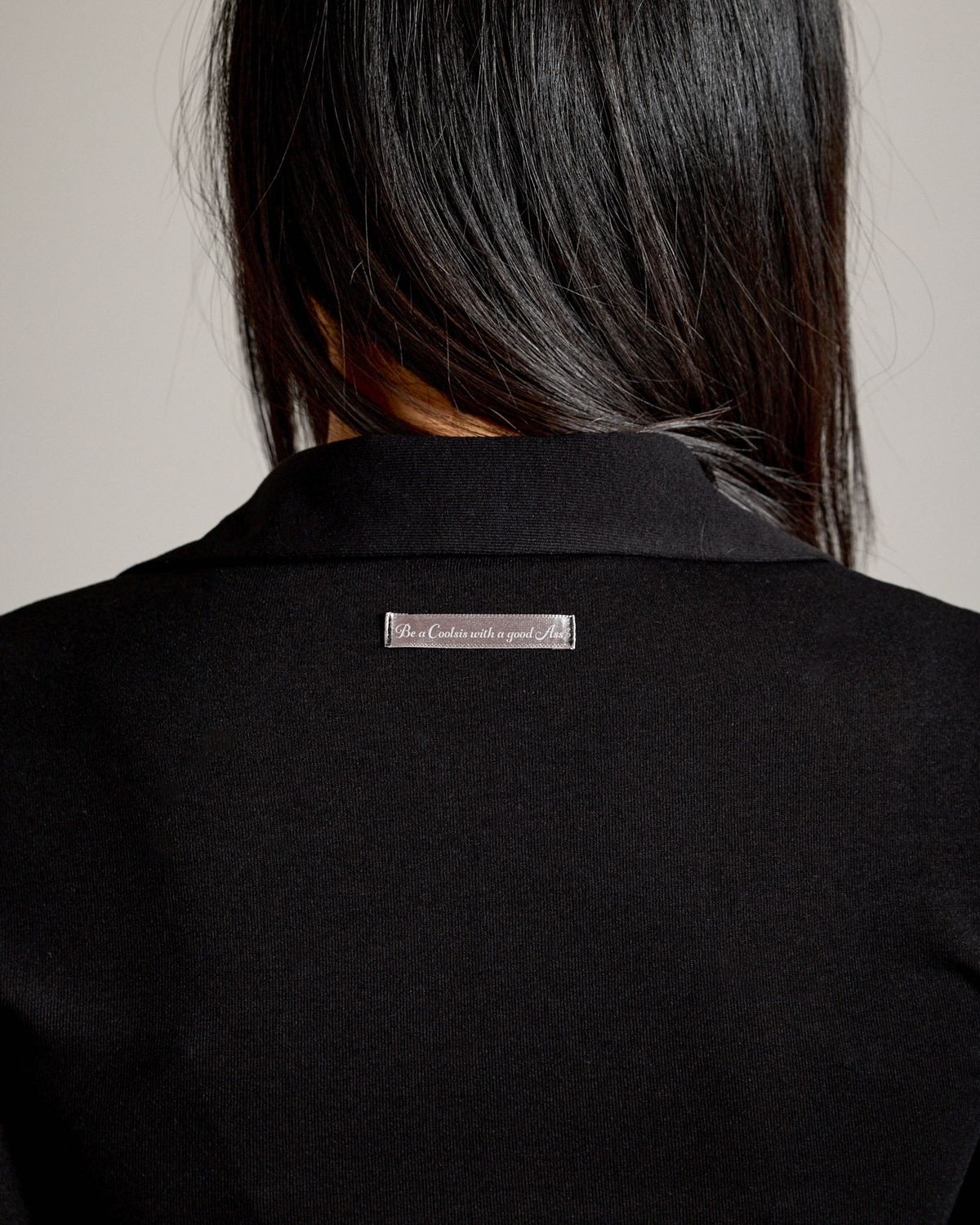 쿨시스(COOLSIS) CS DRAPE WRAP SHIRTS-068 (BLACK)
